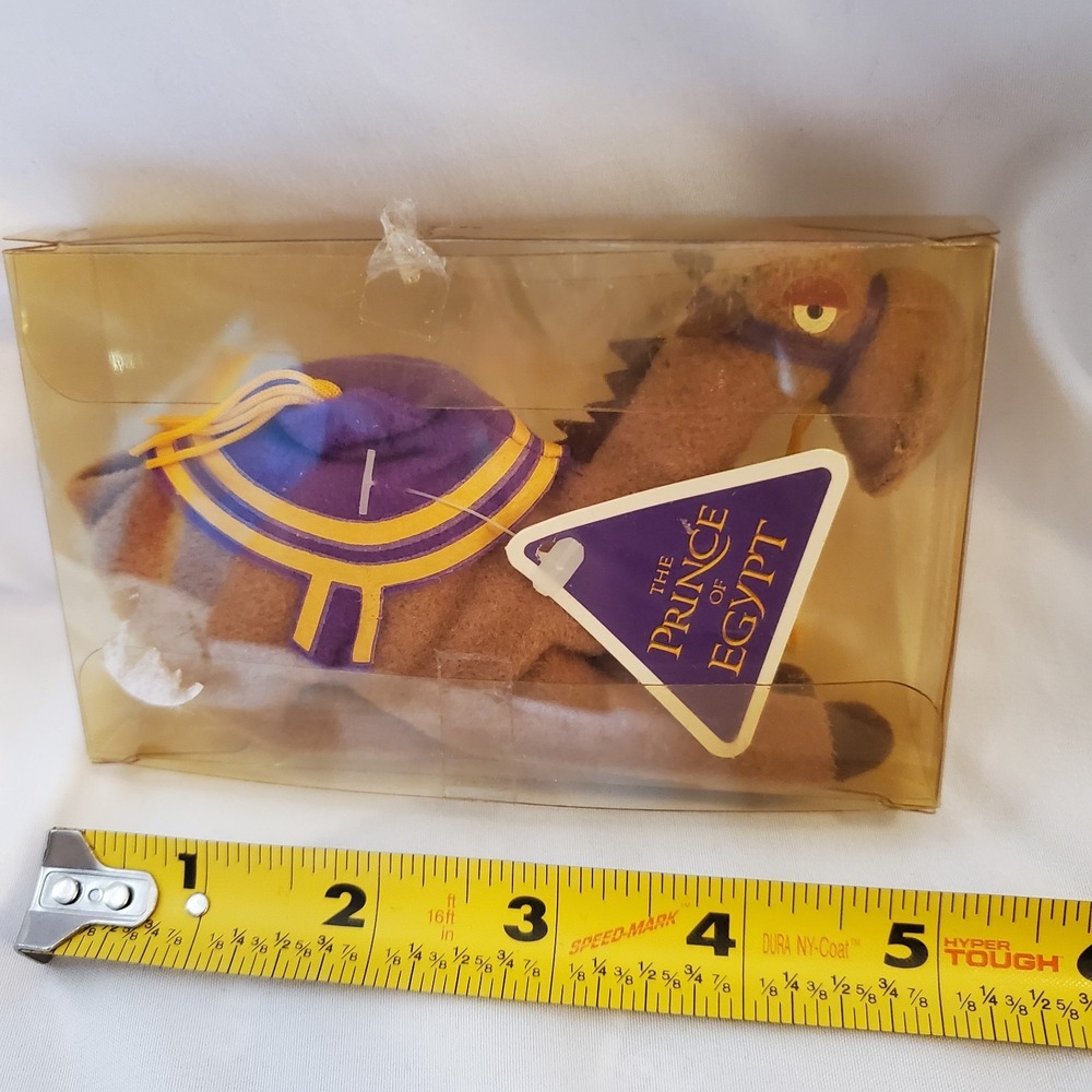 Vintage 1999 DreamWorks The Prince of Egypt Habibi Camel Plush Toy New Sealed Bo